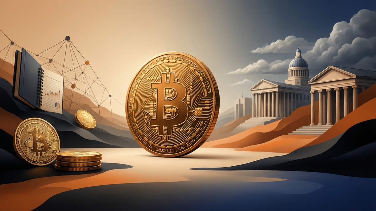Spot Bitcoin ETFs — editorial illustration