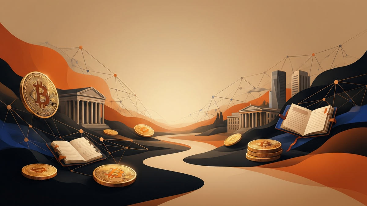 Bitcoin Scams and Red Flags — editorial illustration