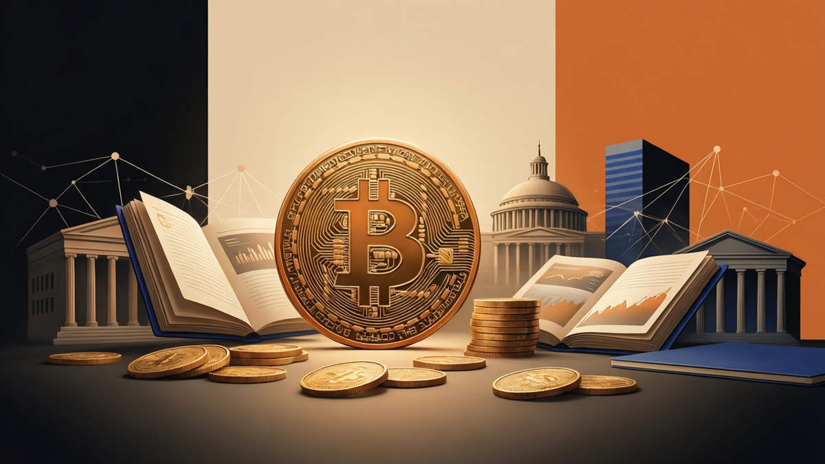 Bitcoin Supply and the Halving — editorial illustration