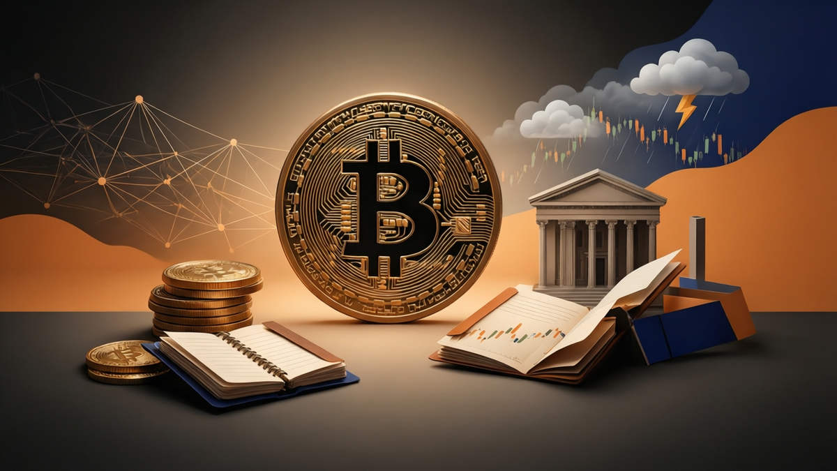 Bitcoin vs Ethereum — editorial illustration