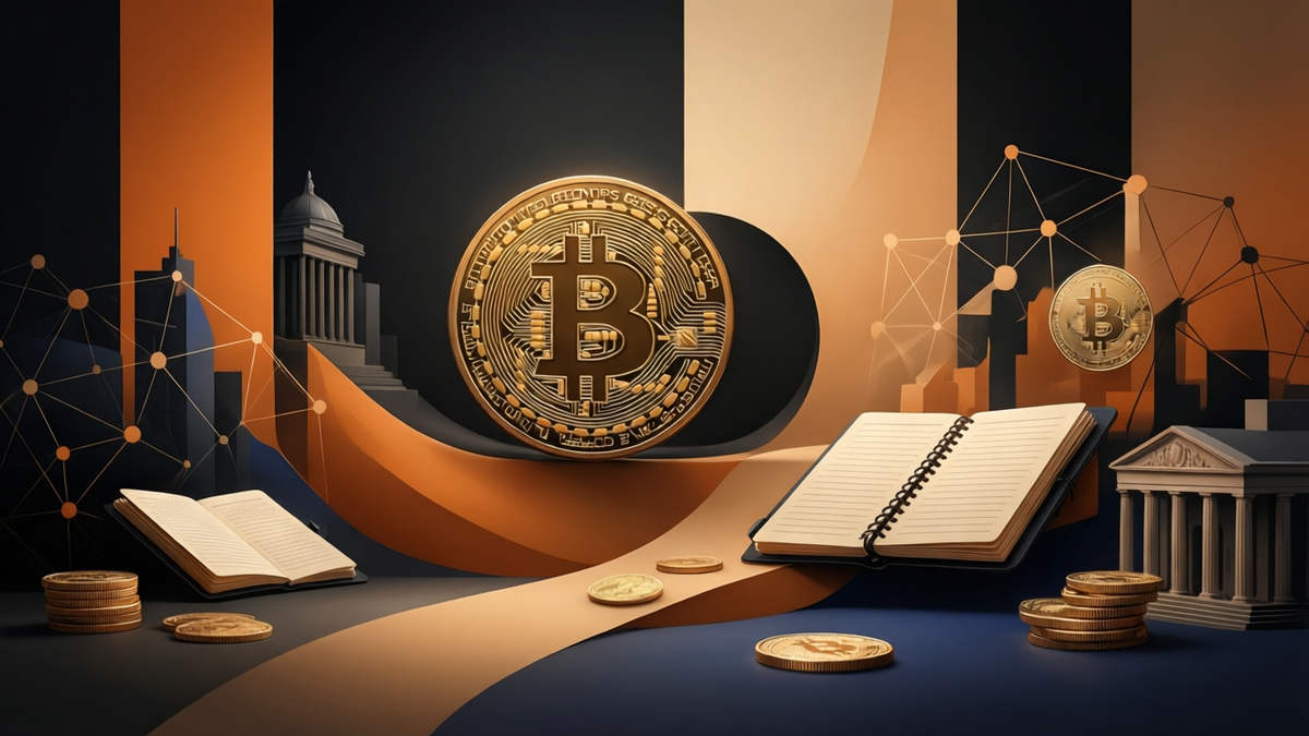Editorial illustration for: Bitcoin Dips Below $65,100 as Crypto Market Contracts Amid Political Uncertainty and Surging Oil Prices