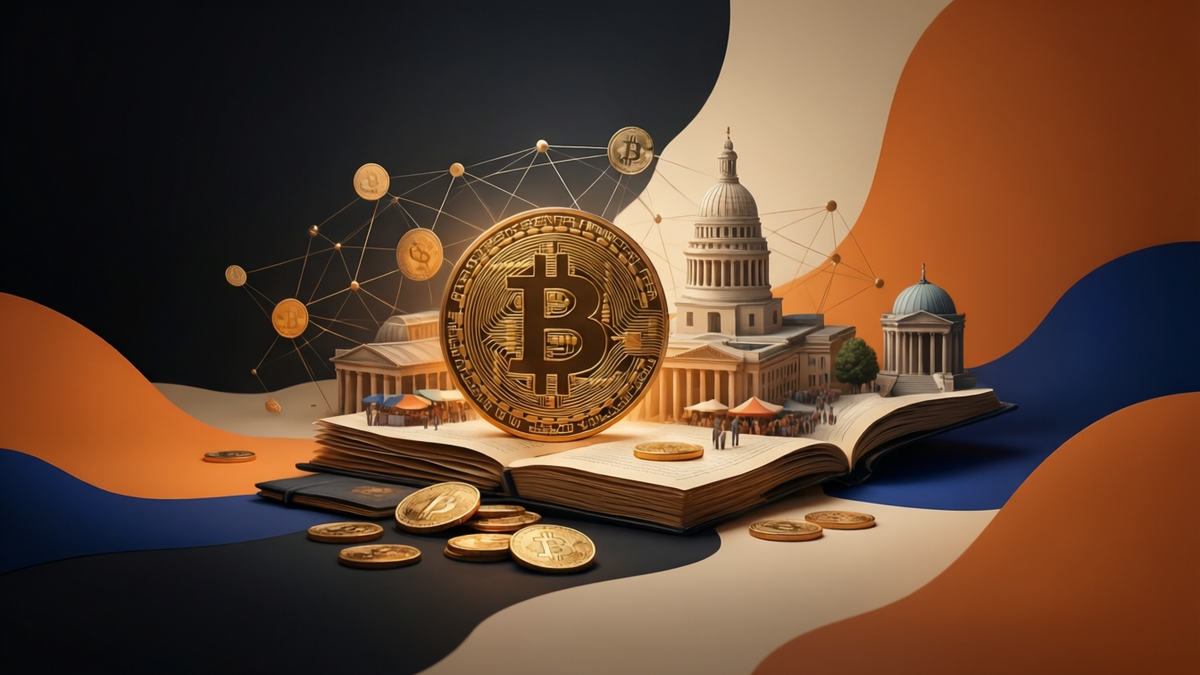 Editorial illustration for: Bitcoin Faces First Annual Loss Since 2022 Despite 2025 All-Time High of $88,518