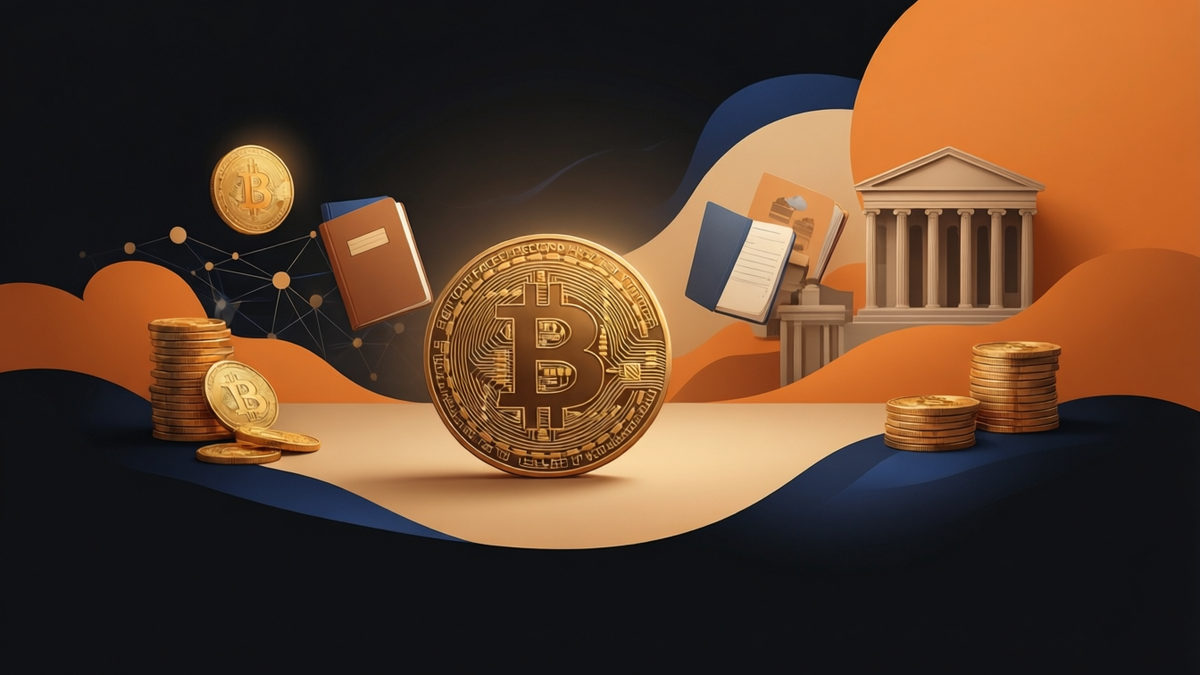 Editorial illustration for: Bitcoin Faces Record Nine-Day ETF Outflow Amid $73K Price Stabilization and Market Uncertainty