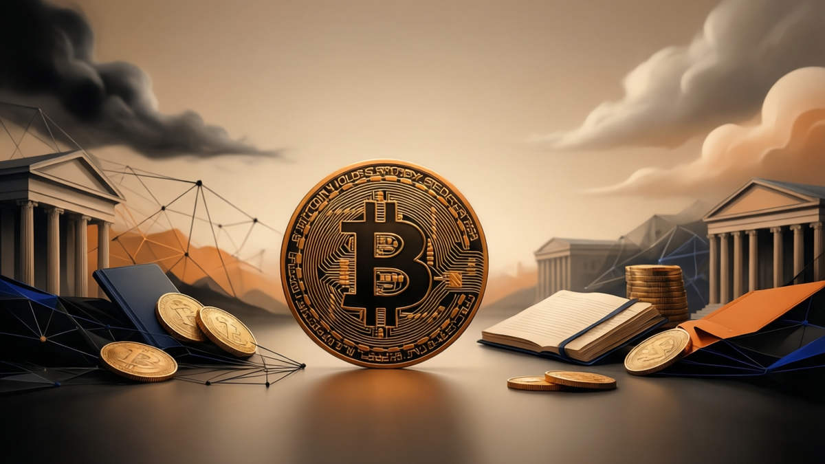 Editorial illustration for: Bitcoin Holds Steady Near $87,500 While Altcoins Gain Amid Macro Metal Rally and Security Concerns