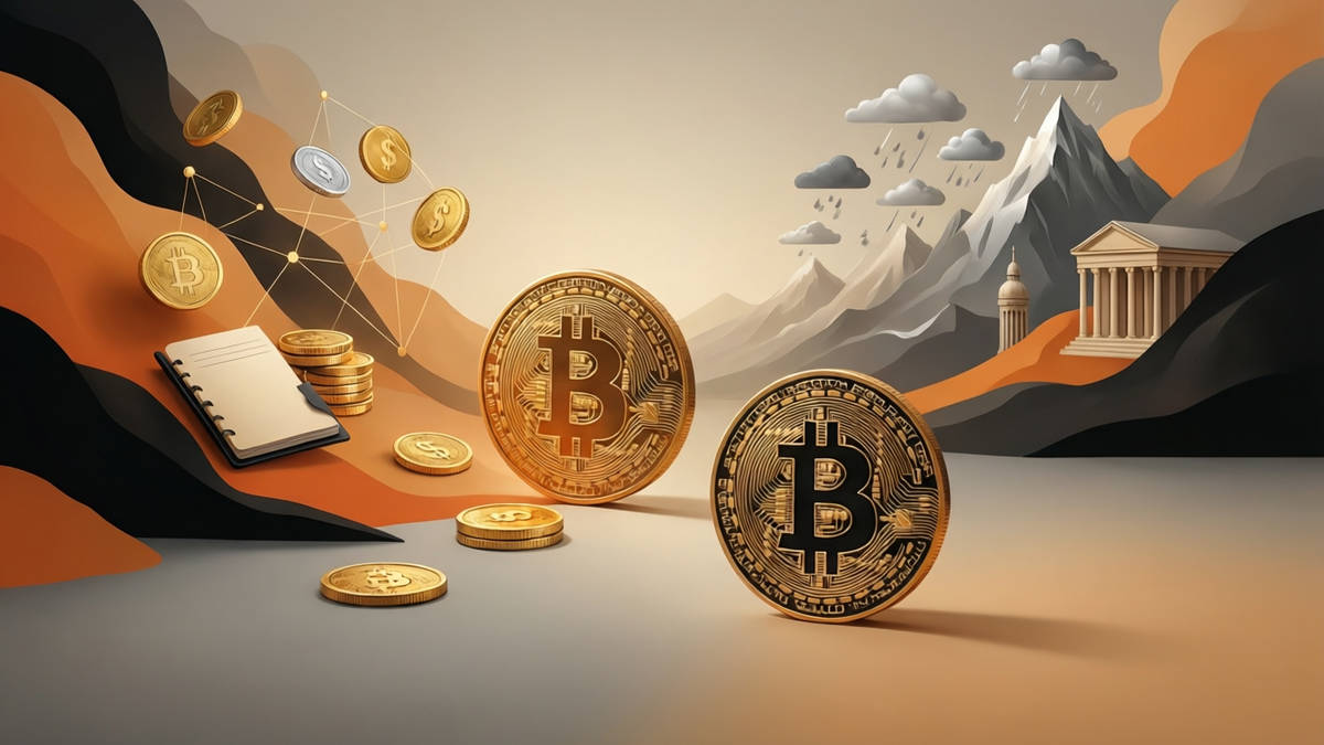 Editorial illustration for: Bitcoin Nears $88,000 Amid Gold and Silver Rally as Market Faces Mixed Signals