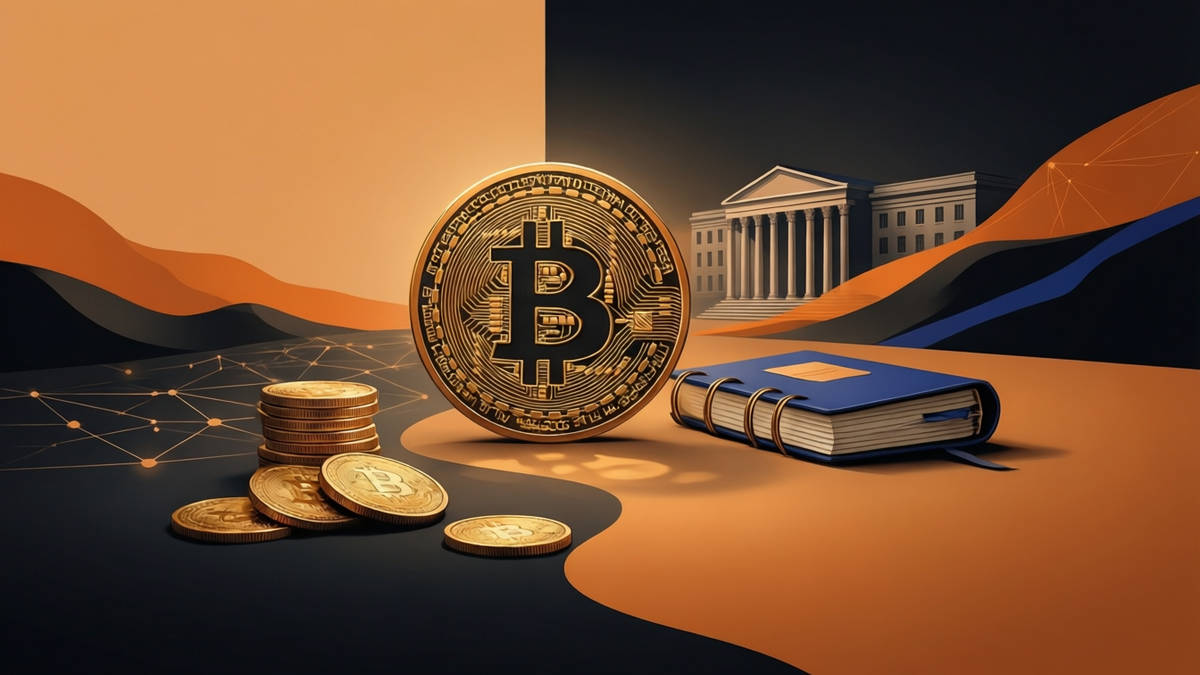 Editorial illustration for: Bitcoin Nears $90,300 Amid Optimism Despite Warning of 2026 Pullback