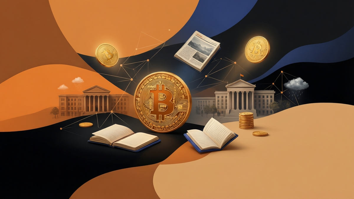 Editorial illustration for: Bitcoin Rally Hits Resistance Near $80,000 Amid Geopolitical Worries and Market Strain