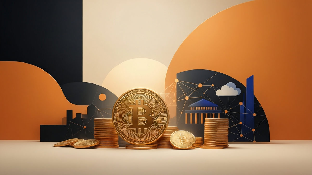 Editorial illustration for: Bitcoin Rally Surges Above $71,000 As Market Decouples From Tech Stocks And Institutional Buying Intensifies