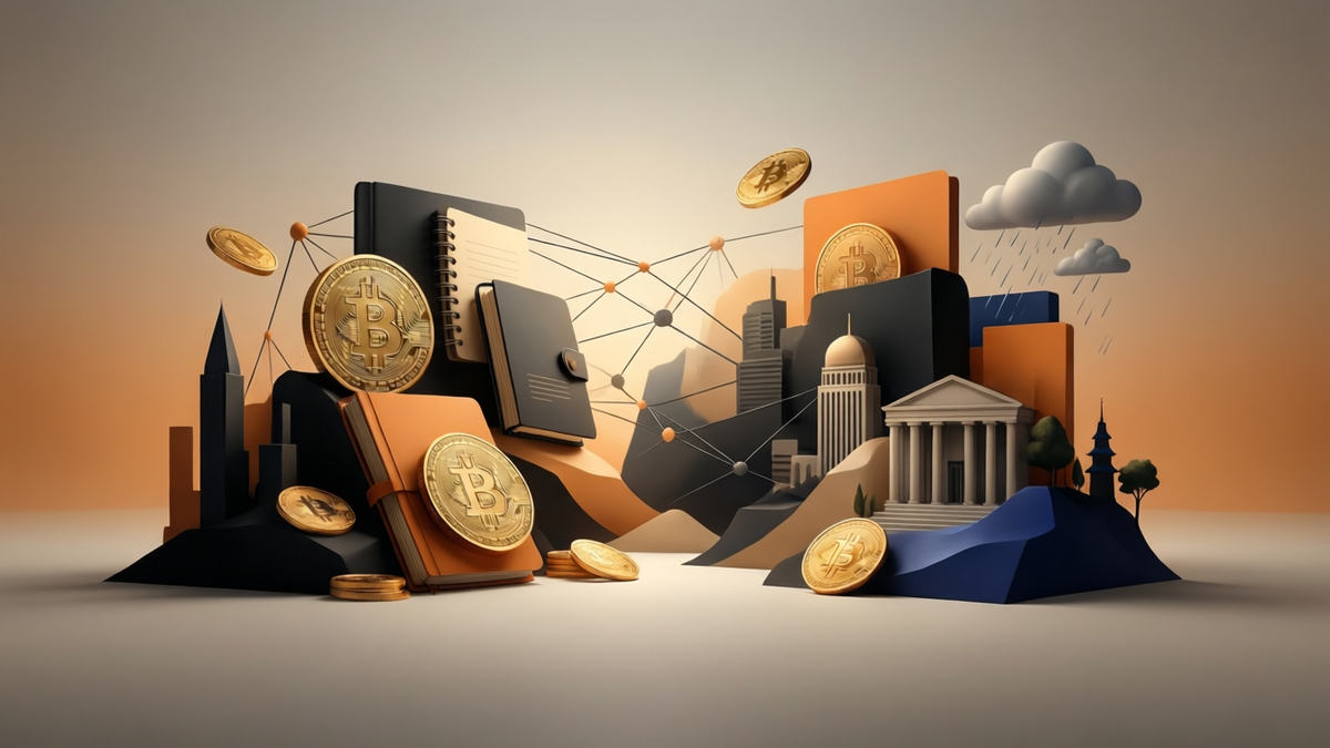 Editorial illustration for: Bitcoin Rebounds Above $73,000 Amid $2.8 Billion Tax Sell-Off and Evolving Geopolitical Landscape