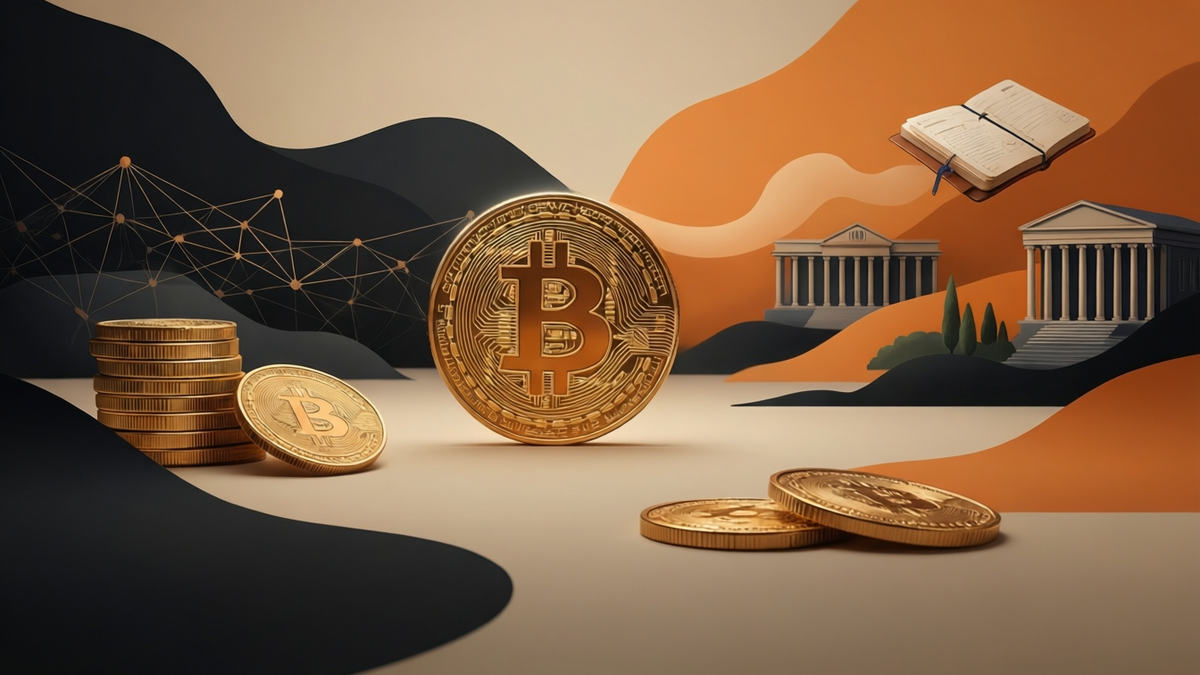 Editorial illustration for: Bitcoin Sinks Below $70,000 Amid Investor Flight Toward AI Stocks and Ether Outperformance Signals