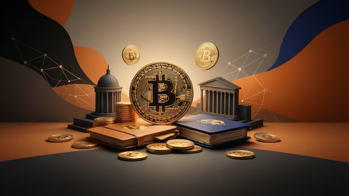 Editorial illustration for: Bitcoin Stalls Near $65,000 Amid Inflation Worries and Market Turmoil