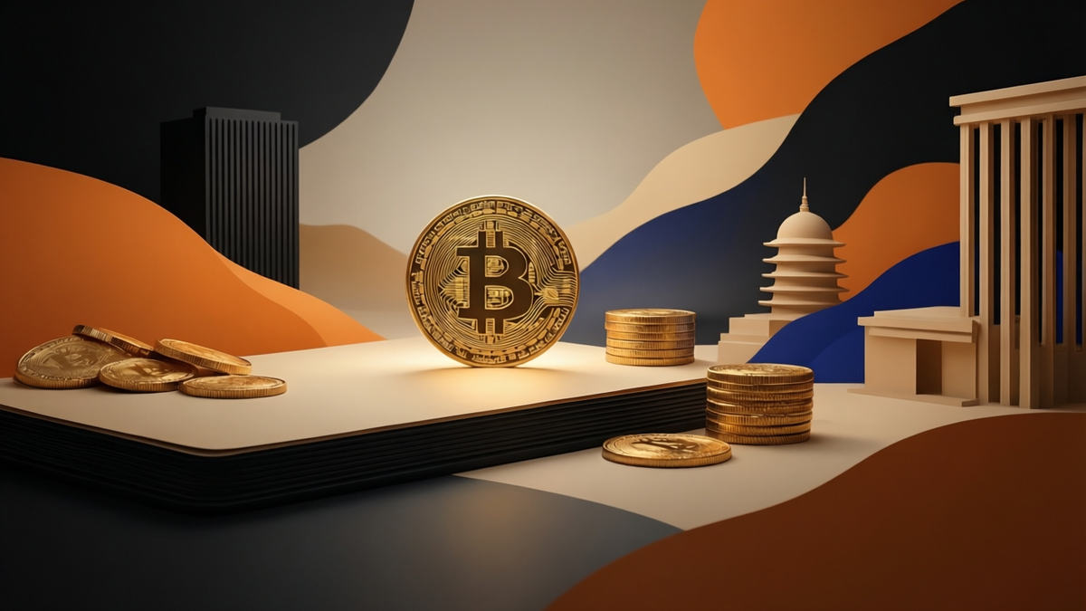Editorial illustration for: Bitcoin Surpasses $65,000 Mark Spurred by Softer U.S. Inflation Data and Renewed Market Optimism