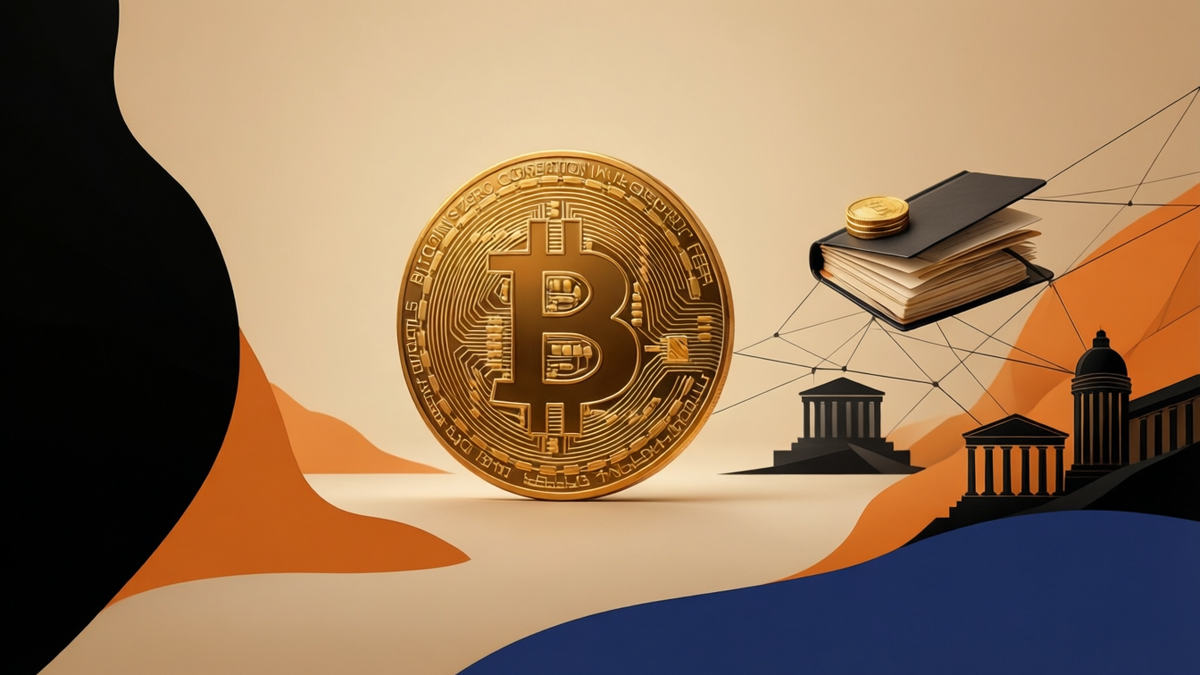 Editorial illustration for: Bitcoin’s Zero Correlation With Gold Sparks Rally Toward $100,000 and Beyond