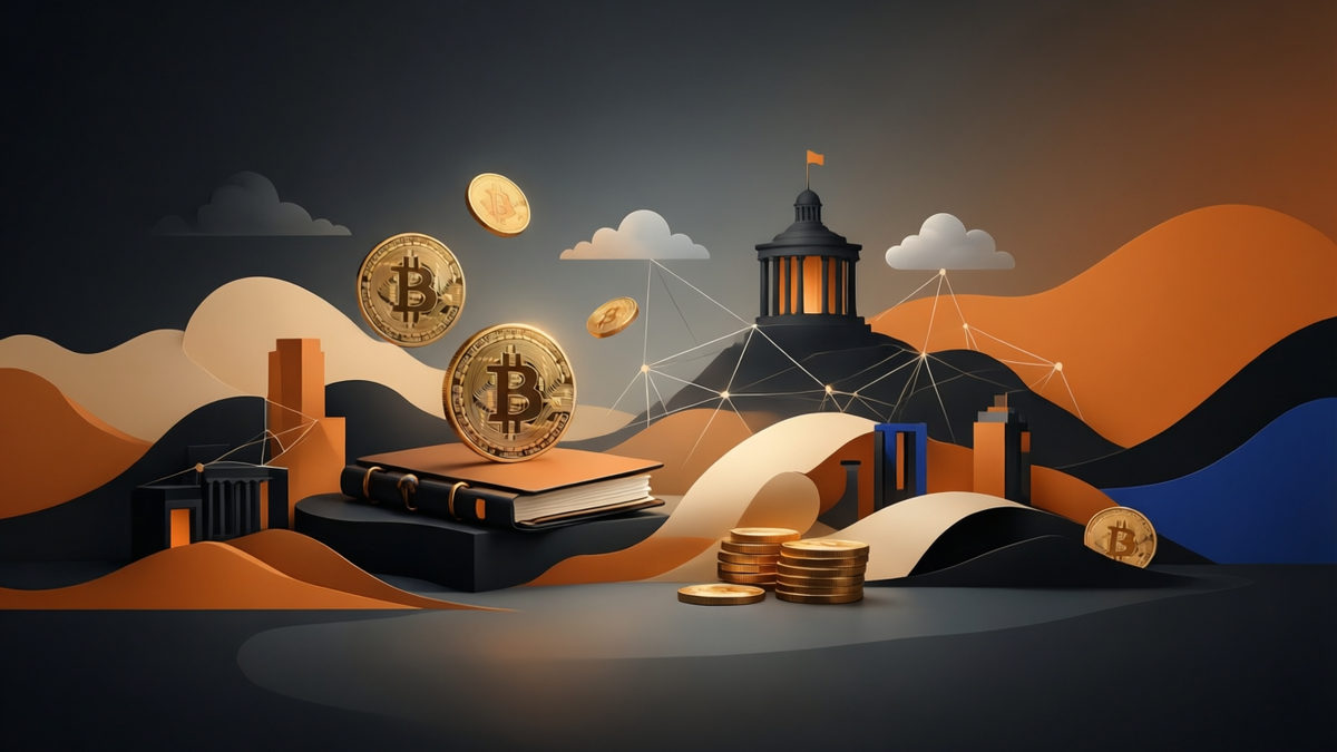 Editorial illustration for: BlackRock's Massive Bitcoin Sell-Off Drags Market After $6 Billion YTD Drop in Strategy Inc. Holdings