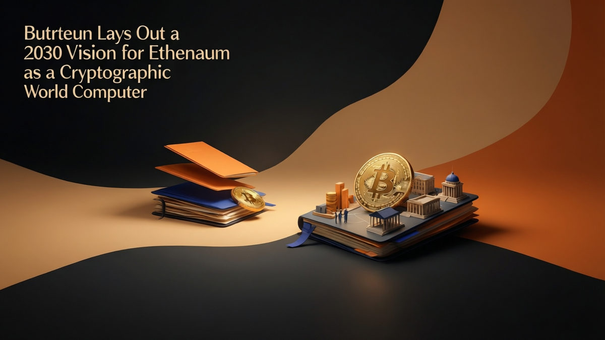Editorial illustration for: Buterin Lays Out a 2030 Vision for Ethereum as a Cryptographic World Computer