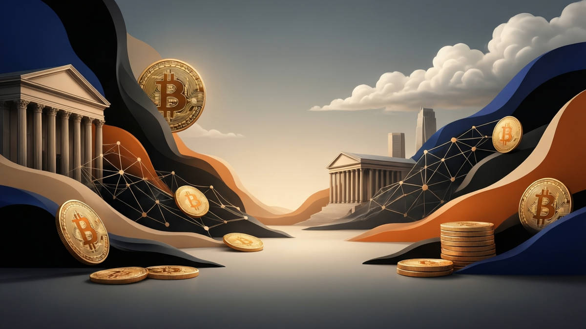 Editorial illustration for: Institutional Bitcoin Demand Surges with Strategy's $43 Million Purchase and ETF Inflows Near $200 Million
