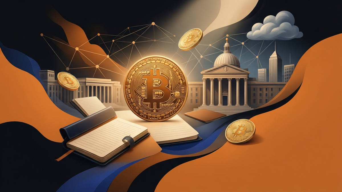 Editorial illustration for: Michael Saylor's Bitcoin Bullishness Steers Market Focus Amid Quantum Computing Concerns