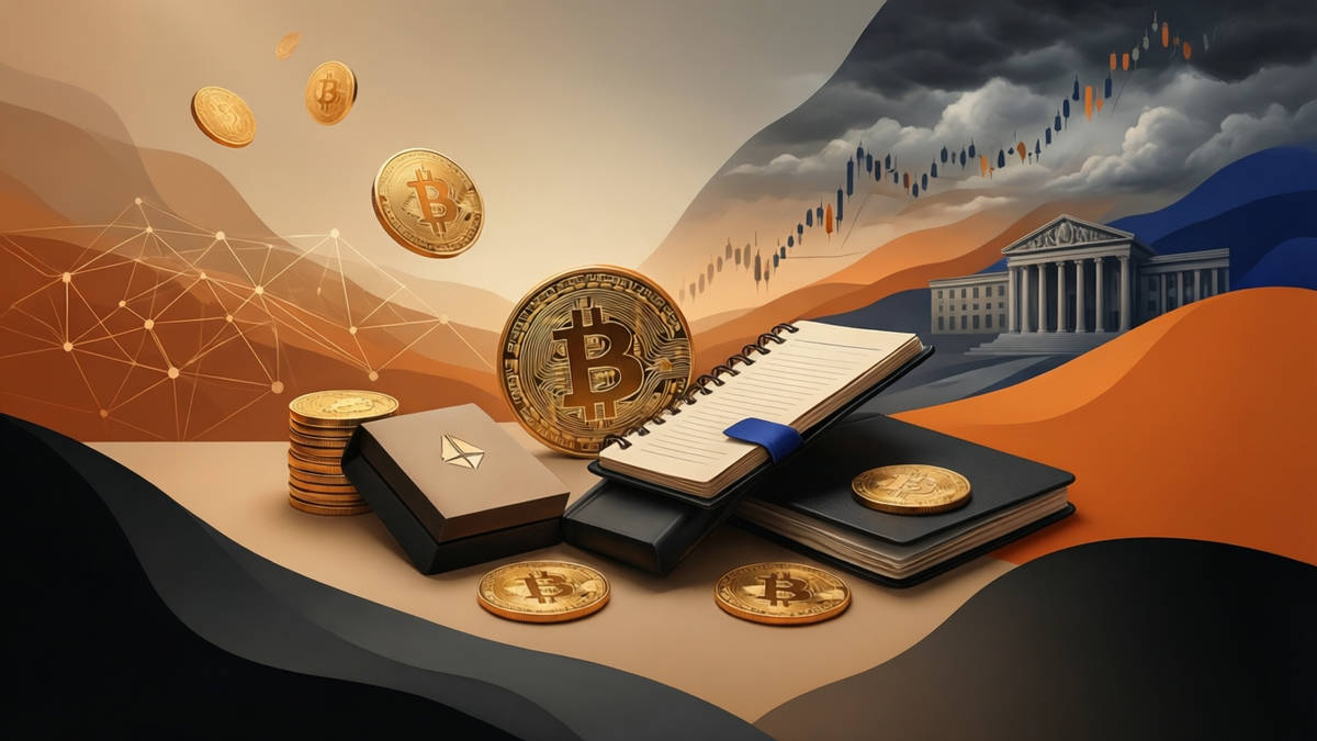 Editorial illustration for: New Whale Selling Pressure Sends Bitcoin Down $40,000 from Peak While Price Stalls Near $87,000