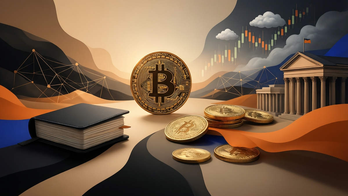 Editorial illustration for: Strategy Inc. Signals Bitcoin Sell-Off Amid Record $4 Billion ETF Outflows and Year-Low Bitcoin Price