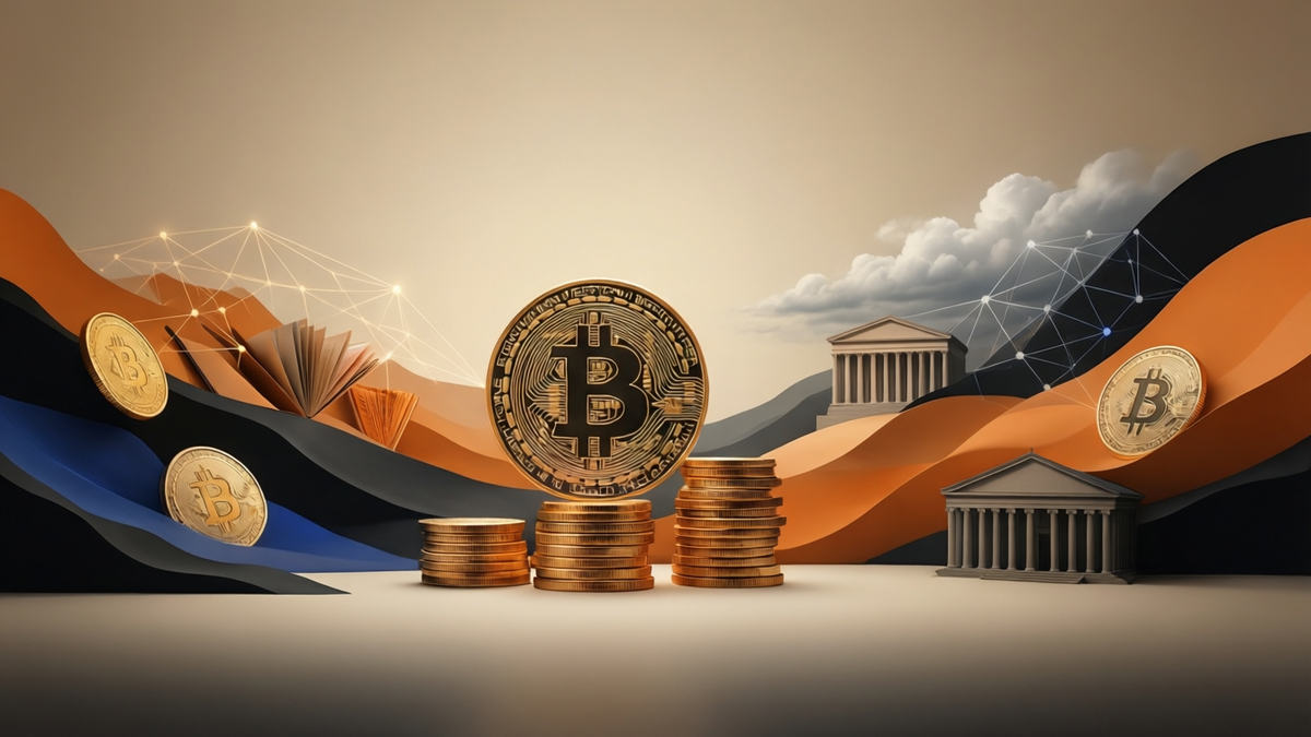 Editorial illustration for: West Virginia Moves to Invest State Funds in Bitcoin Amid Growing Crypto Momentum and Market Headwinds